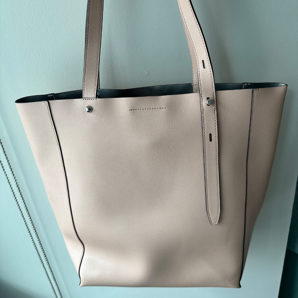 Rebecca Minkoff Stella Large Leather Tote Color: Mink - Picture 4 of 7